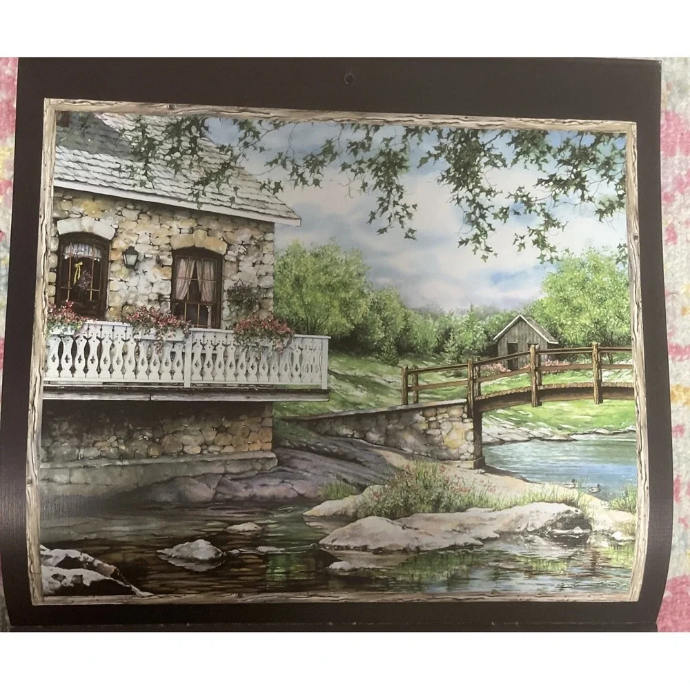 Lang 2023 Country Welcome Calendar Artwork by Laura Berry Excellent Condition